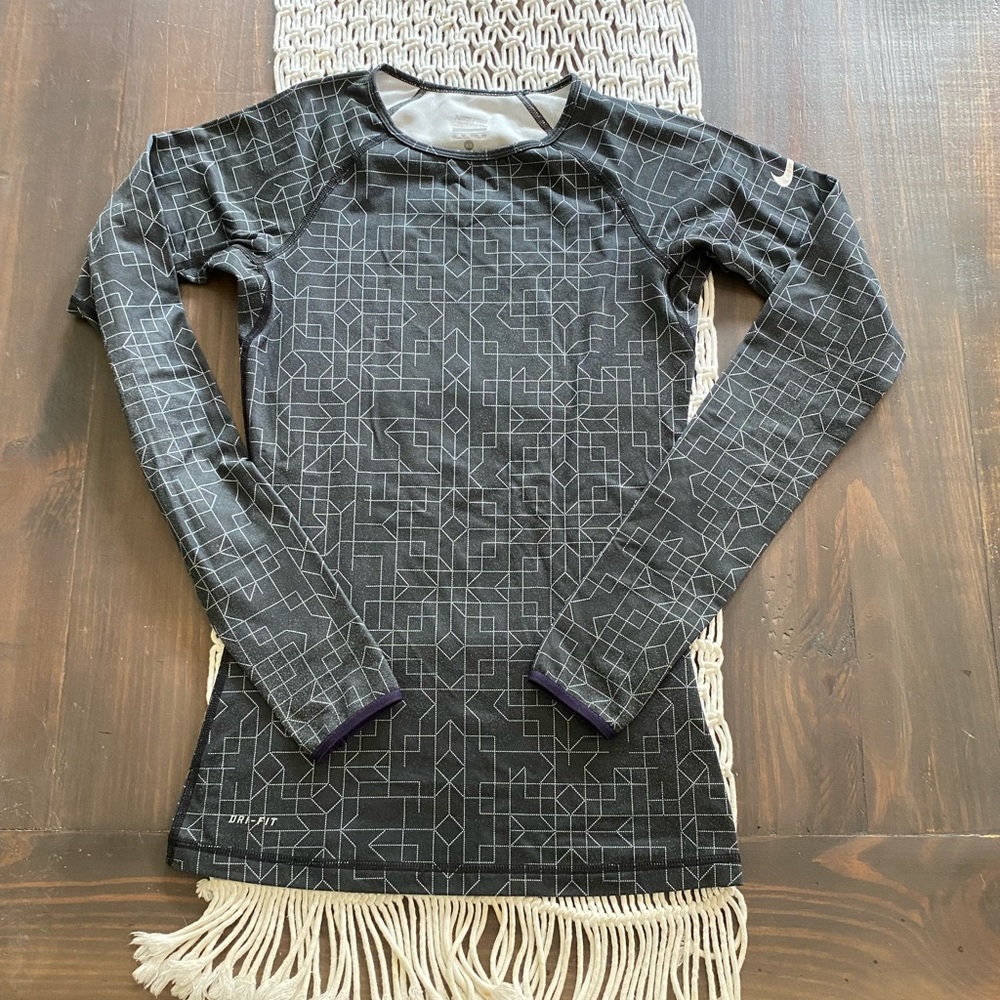 Nike Dri Fit long sleeve athletic top